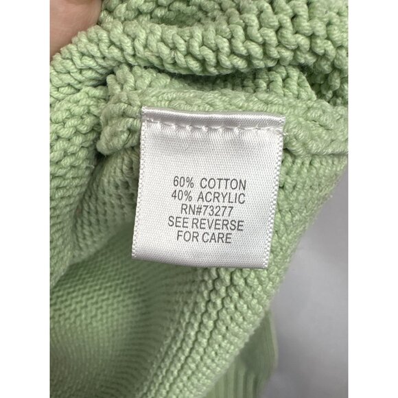 Vintage Croft & Barrow Nordic Style Pullover Sweater With High Neck - Picture 4 of 5